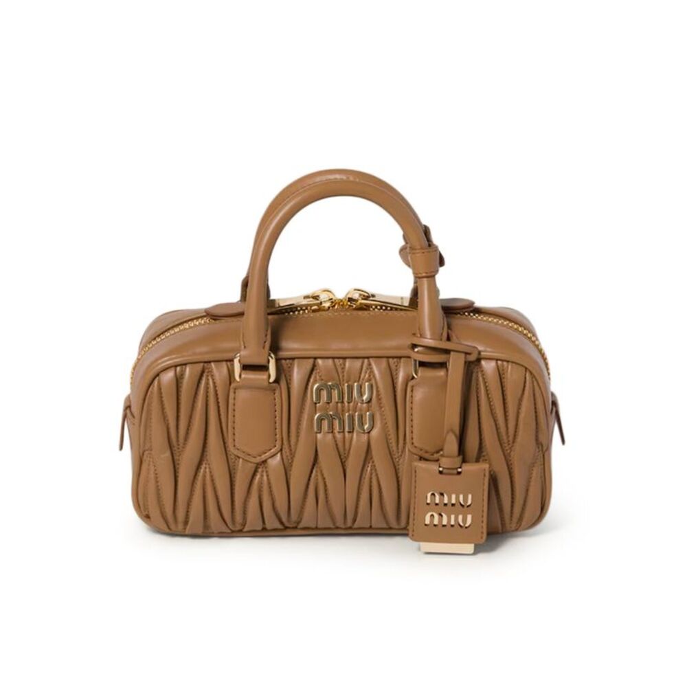 Miu Miu Women Arcadie Bag In Quilted Nappa